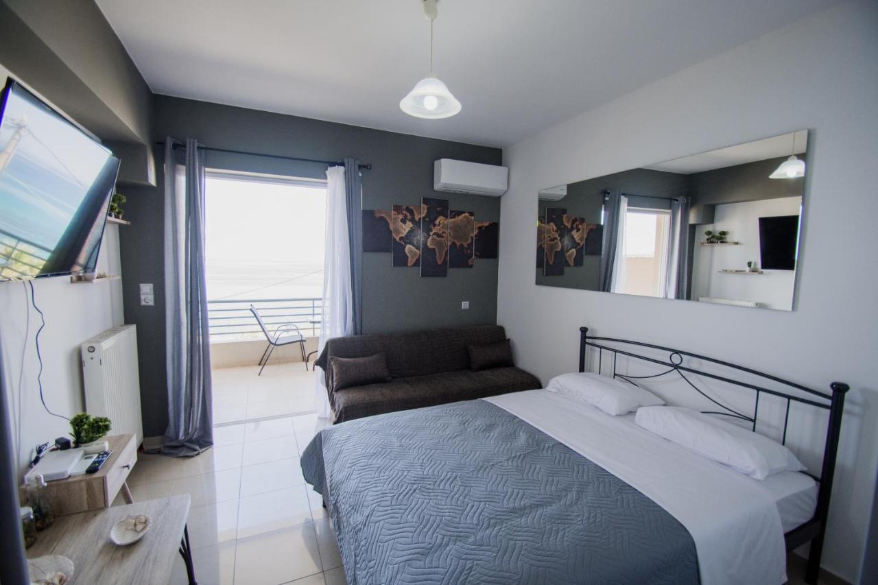Pavlos Standard Studio With Sea View Réthimno Kültér fotó