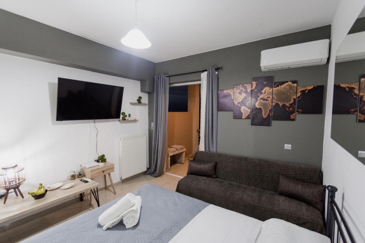 Pavlos Standard Studio With Sea View Réthimno Kültér fotó