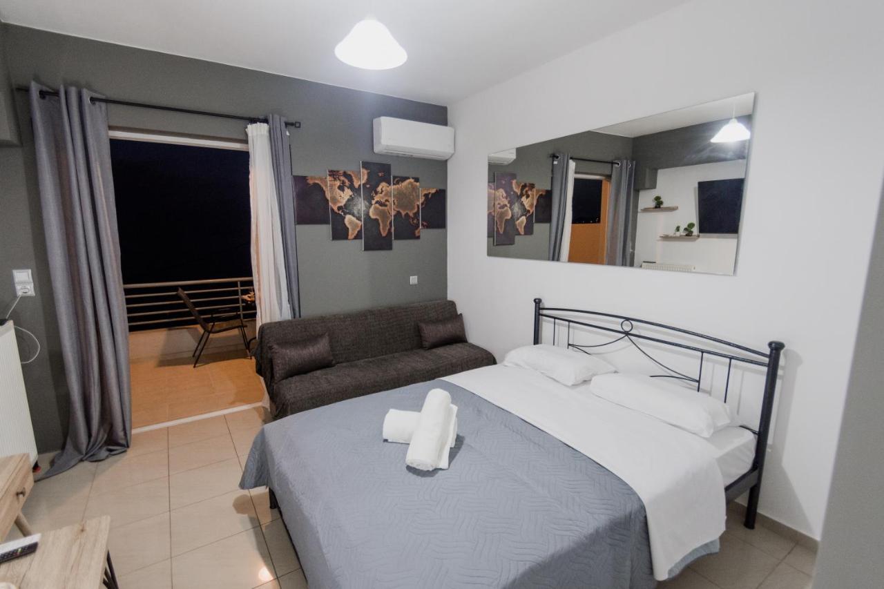 Pavlos Standard Studio With Sea View Réthimno Kültér fotó
