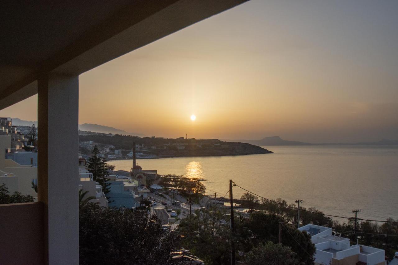 Pavlos Standard Studio With Sea View Réthimno Kültér fotó