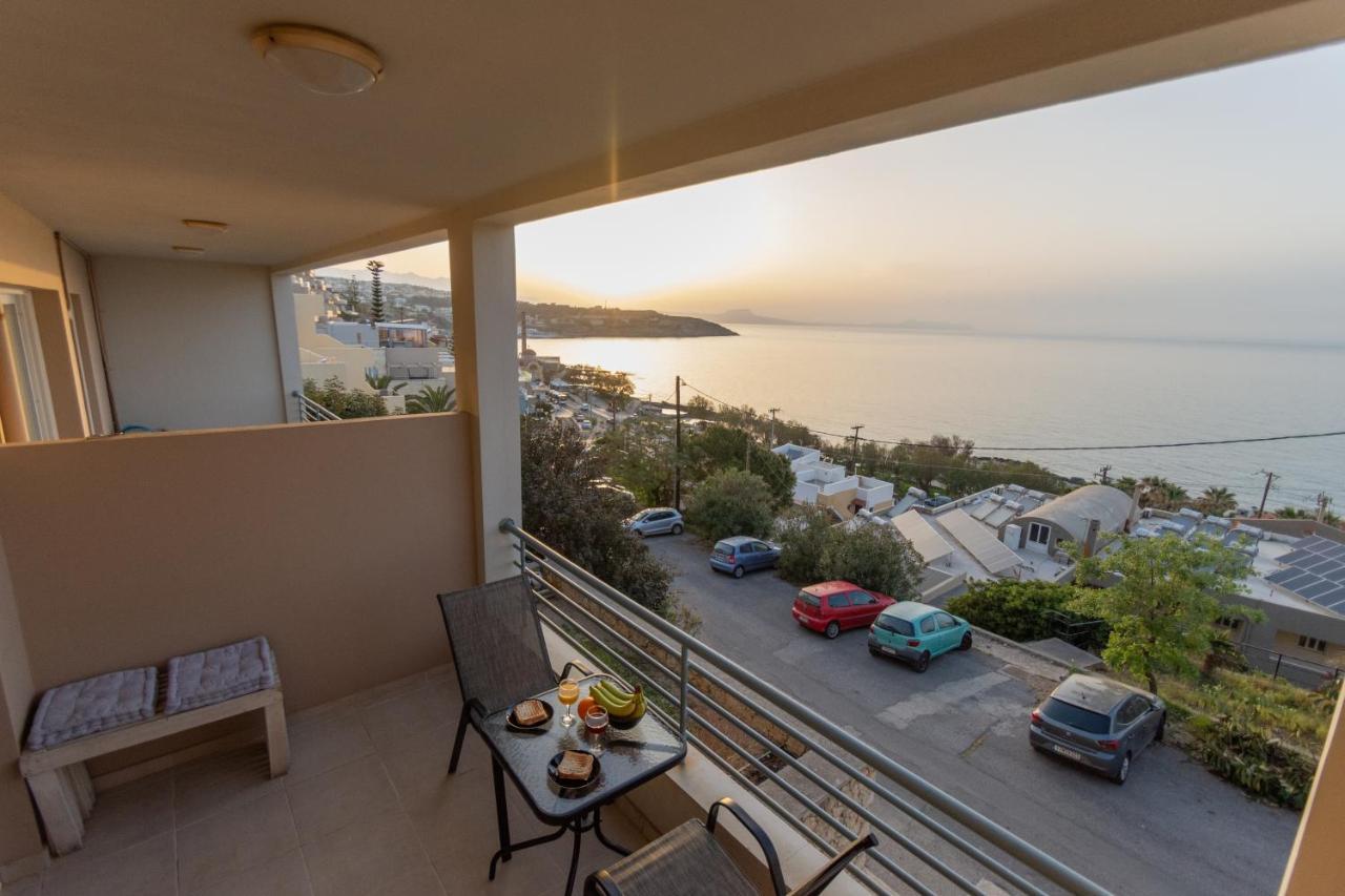 Pavlos Standard Studio With Sea View Réthimno Kültér fotó